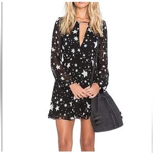 Lovers and Friends Black and White Stars Dress